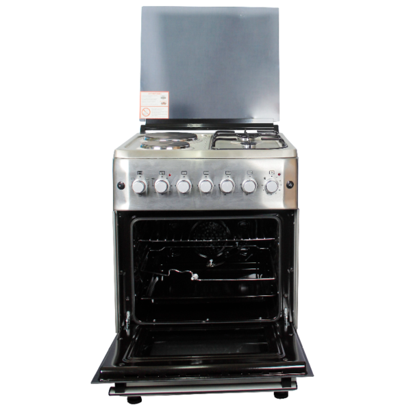 Blue Flame cooker S6022ER – IP 60x60cm 2 gas burners and 2 electric plates with electric oven