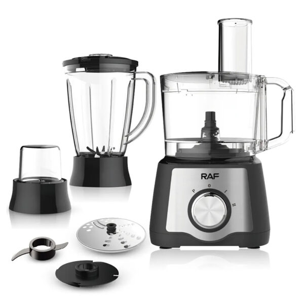 RAF 3 Speed 7 in 1 Food Processor Multifunctional Professional Blender Set 1600prm Large Capacity Professional RAF Kitchen Chopper