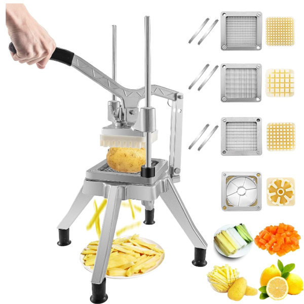 Commercial Manual French Fries Cutter Potato Chips Vegetables Cutting Machine