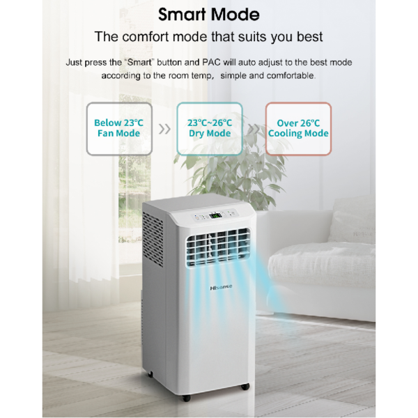 Hisense 9000 BTU Smart Portable Air Conditioner | AP-09CR4GKVS00