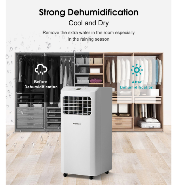 Hisense 9000 BTU Smart Portable Air Conditioner | AP-09CR4GKVS00