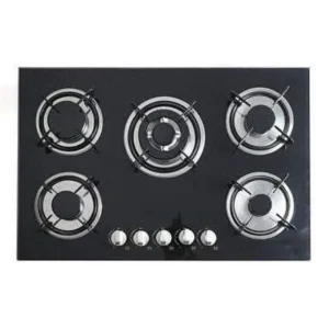 Digiwave 5 Burners 30'' Black Gas Stove