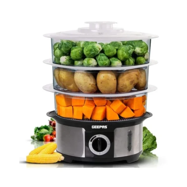 Geepas 3-Tier Food Steamer