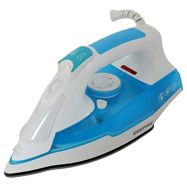 The Geepas GSI17809 Steam Iron combines high power and advanced features to deliver exceptional performance for your ironing tasks