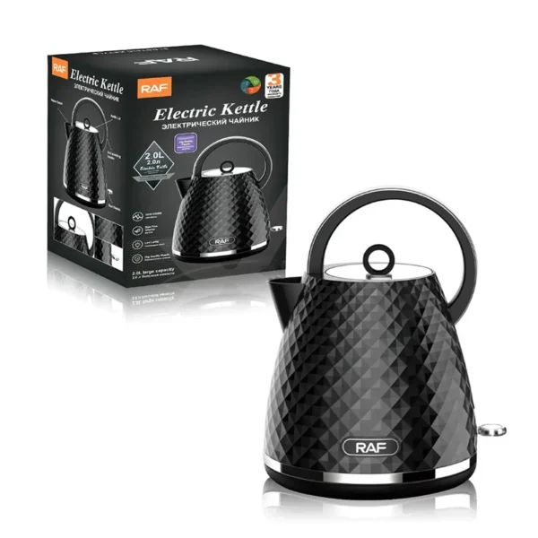 RAF 2L Stainless Steel Electric 2200W Kettle