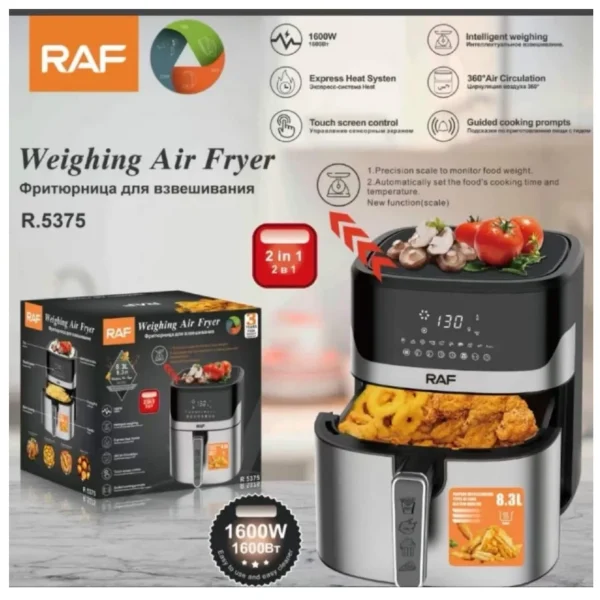 RAF Air Fryer Digital 1800W 8.3L