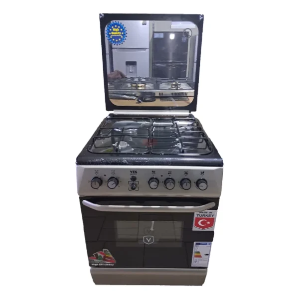 YES 3 Gas + 1 Electric Cooker 60x60cm