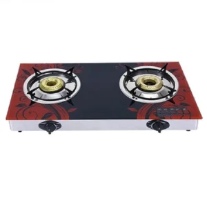 Pixel Double Burner Glass Gas Stove