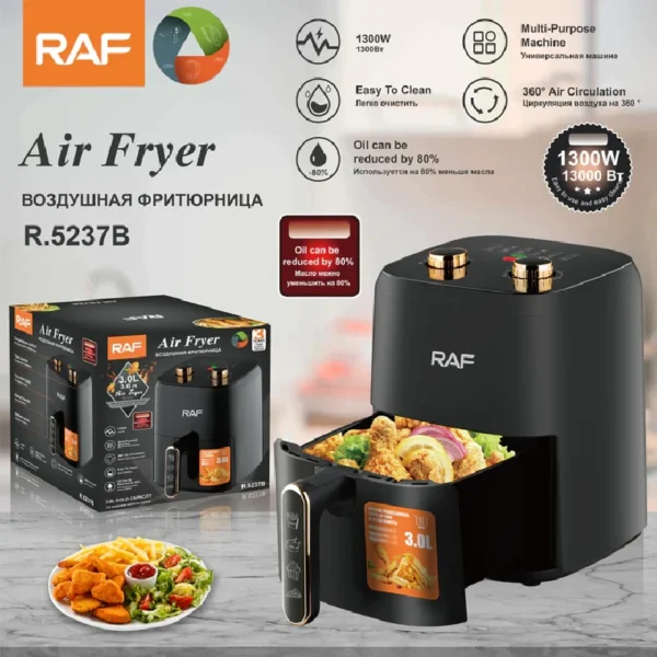 RAF 3L Air Fryer Digital 1500W