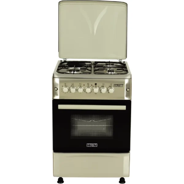 Solstar 3 Gas + 1 Hot Plate Cooker 60x60cm