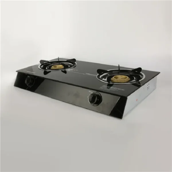 The Digiwave Double Burner Glass Gas Stove