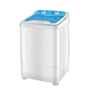 Willy 8kg Single Tub Mini Semi Automatic Washing Machine with Drain Basket & Shoe Brush