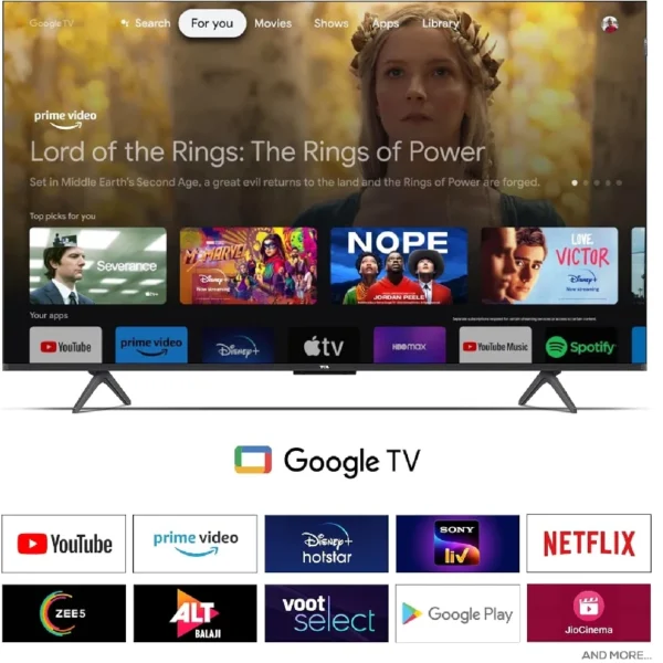 TCL 50 Inch QLED PRO 4K Ultra HD Smart Google TV - Image 4